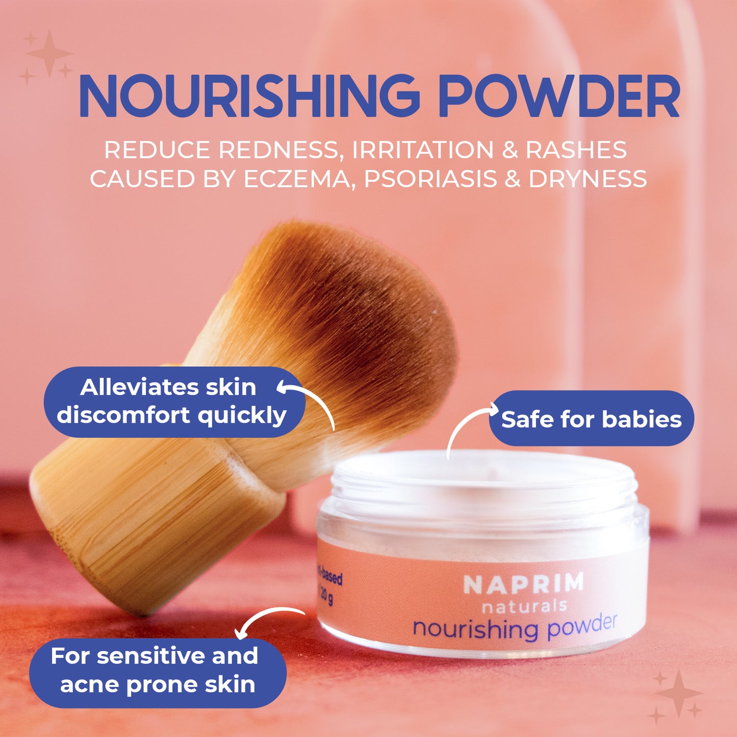 Nourishing Powder + Kabuki Brush Set