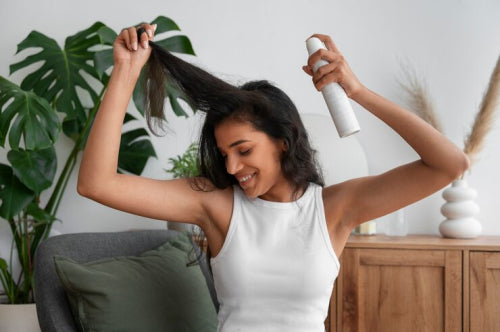 Naprim Refreshing Dry Shampoo for Dark Hair With SPF Protection